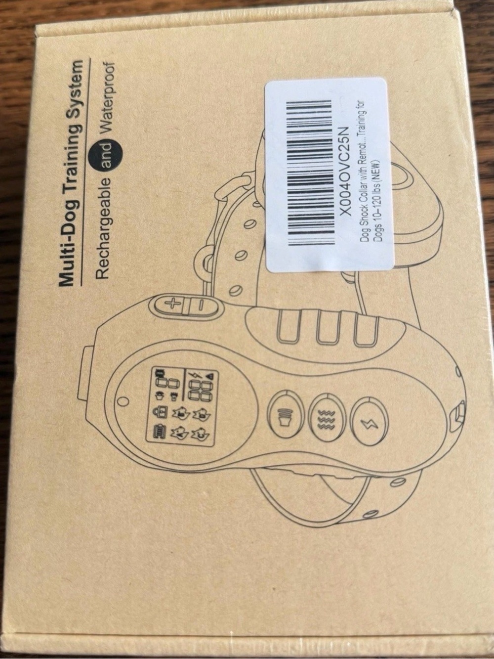 Multi-Dog Training System - Rechargeable Waterproof (Tan Box)